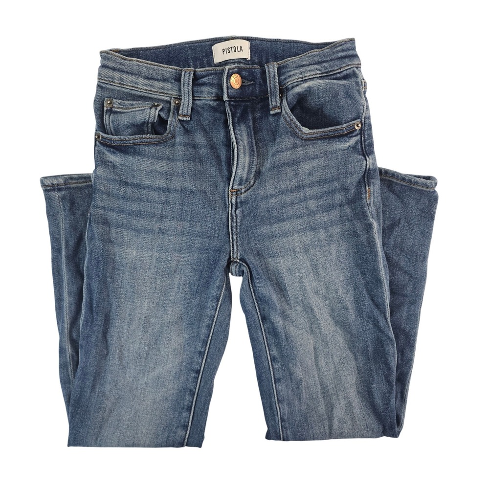 Pistola Womens Blue Denim Jeans Size 25 Skinny Leg‎ Casual